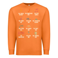 Carrot musical notes symbol definition   humor musician t shirt Premium Sweatshirt - linhVisuals