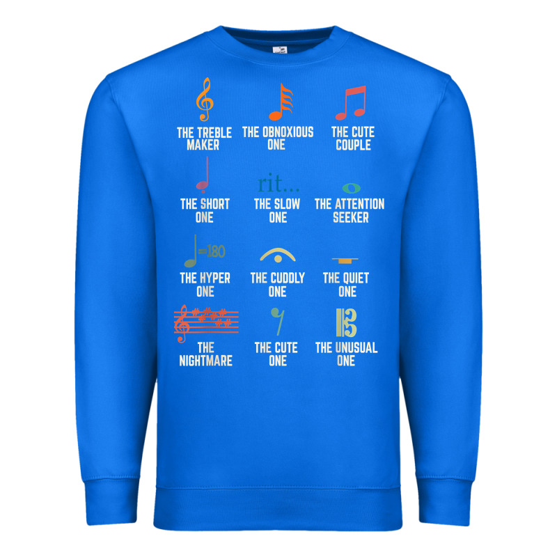 Musical Notes Symbol Definition   Humor Musician T Shirt Premium Sweatshirt by linhVisuals | Teevron