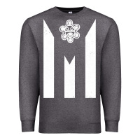 Charcoal Heather puerto rico taino taina sun puerto rican flag pride boricua pullover h Premium Sweatshirt - linhVisuals