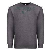Charcoal Heather just deduce it funny sherlock holmes detective raglan baseball tee Premium Sweatshirt - linhVisuals