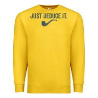 Lemon just deduce it funny sherlock holmes detective raglan baseball tee Premium Sweatshirt - linhVisuals