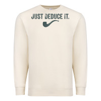 Sandshell just deduce it funny sherlock holmes detective raglan baseball tee Premium Sweatshirt - linhVisuals