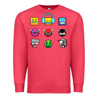 Cardinal geometry dash insane Premium Sweatshirt - linhVisuals