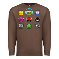 Chestnut geometry dash insane Premium Sweatshirt - linhVisuals