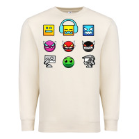 Sandshell geometry dash insane Premium Sweatshirt - linhVisuals