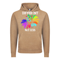 Vintage Coffee Different Not Less Daisy Autism Puzzle Vintage Hoodie - CowhideDigitalArt