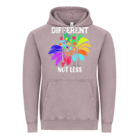 Vintage Zinc Different Not Less Daisy Autism Puzzle Vintage Hoodie - CowhideDigitalArt