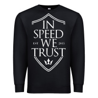 Black in speed we trust Premium Sweatshirt - linhVisuals