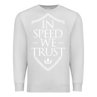 Dove Grey in speed we trust Premium Sweatshirt - linhVisuals