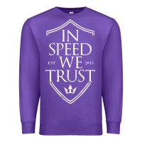 Purple in speed we trust Premium Sweatshirt - linhVisuals