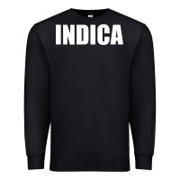 Black indica Premium Sweatshirt - linhVisuals