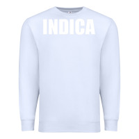 White indica Premium Sweatshirt - linhVisuals