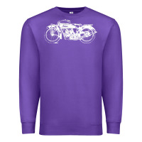 Purple indian scout motorcycle Premium Sweatshirt - linhVisuals