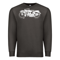 Smoke indian scout motorcycle Premium Sweatshirt - linhVisuals