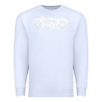 White indian scout motorcycle Premium Sweatshirt - linhVisuals