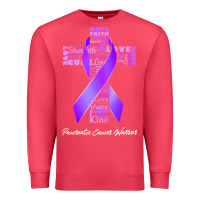 Cardinal pancreatic cancer t shirtfaith hope love pancreatic cancer warrior t s Premium Sweatshirt - linhVisuals