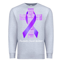 Heather Grey pancreatic cancer t shirtfaith hope love pancreatic cancer warrior t s Premium Sweatshirt - linhVisuals