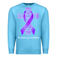 Ocean Blue pancreatic cancer t shirtfaith hope love pancreatic cancer warrior t s Premium Sweatshirt - linhVisuals