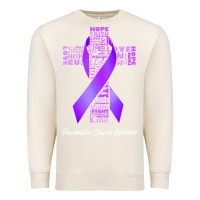 Sandshell pancreatic cancer t shirtfaith hope love pancreatic cancer warrior t s Premium Sweatshirt - linhVisuals