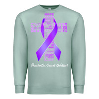 Seafoam pancreatic cancer t shirtfaith hope love pancreatic cancer warrior t s Premium Sweatshirt - linhVisuals