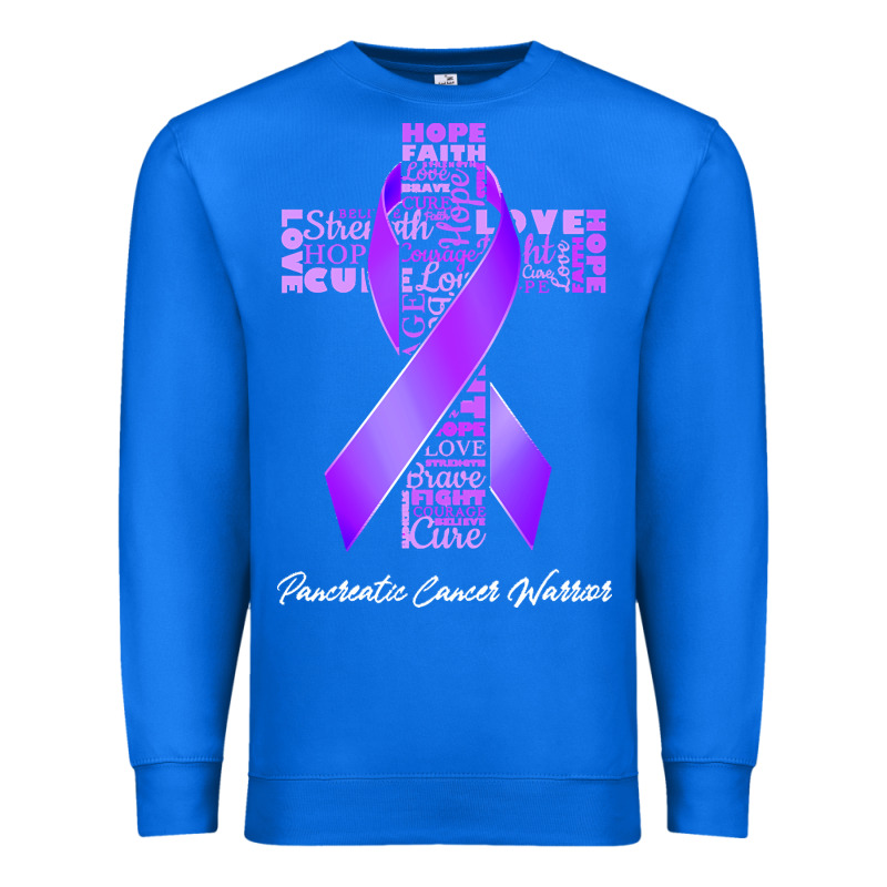Pancreatic Cancer T Shirtfaith Hope Love Pancreatic Cancer Warrior T S Premium Sweatshirt by linhVisuals | Teevron