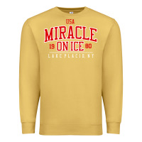 Antique Gold miracle on ice Premium Sweatshirt - linhVisuals