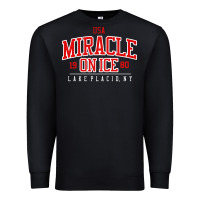 Black miracle on ice Premium Sweatshirt - linhVisuals