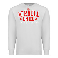 Dove Grey miracle on ice Premium Sweatshirt - linhVisuals