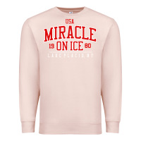 Pale Pink miracle on ice Premium Sweatshirt - linhVisuals