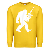 Lemon bigfoot with rifle sasquatch 2nd amendment gun t shirt Premium Sweatshirt - linhVisuals
