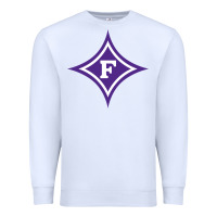 White furma Premium Sweatshirt - linhVisuals