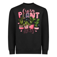 Black crazy plant lady houseplants Heavyweight Sweatshirt - JahusDesignShop