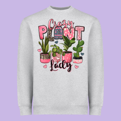 Crazy Plant Lady Houseplants Heavyweight Sweatshirt Designed By Jahusdesignshop