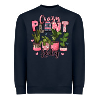 Navy crazy plant lady houseplants Heavyweight Sweatshirt - JahusDesignShop