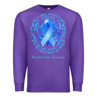 Purple prostate cancer awareness t shirtprostate cancer awareness we don't kn Premium Sweatshirt - linhVisuals