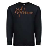 Black womens melanin for black history v neck t shirt Premium Sweatshirt - linhVisuals