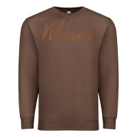 Chestnut womens melanin for black history v neck t shirt Premium Sweatshirt - linhVisuals