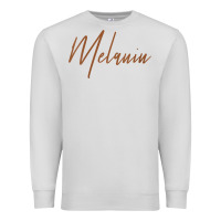 Dove Grey womens melanin for black history v neck t shirt Premium Sweatshirt - linhVisuals