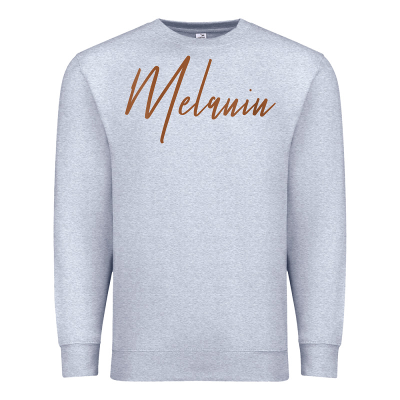 Womens Melanin For Black History V Neck T Shirt Premium Sweatshirt by linhVisuals | Teevron