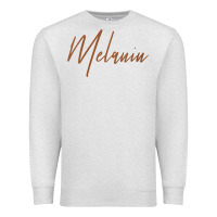 Oatmeal Heather womens melanin for black history v neck t shirt Premium Sweatshirt - linhVisuals