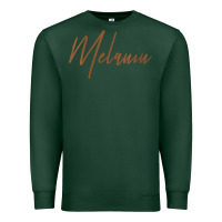 Sports Green womens melanin for black history v neck t shirt Premium Sweatshirt - linhVisuals