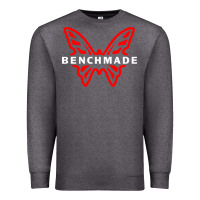 Charcoal Heather Benchmade Premium Sweatshirt - linhVisuals