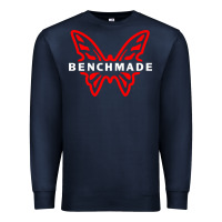Navy Benchmade Premium Sweatshirt - linhVisuals