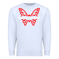 White Benchmade Premium Sweatshirt - linhVisuals