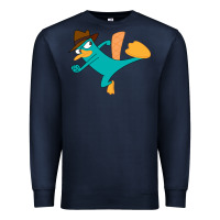 Navy perry the platypus Premium Sweatshirt - linhVisuals