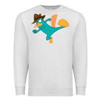 Oatmeal Heather perry the platypus Premium Sweatshirt - linhVisuals