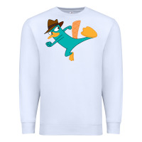 White perry the platypus Premium Sweatshirt - linhVisuals