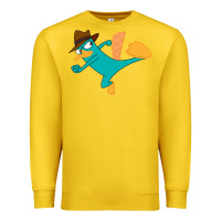 Lemon perry the platypus Premium Sweatshirt - linhVisuals