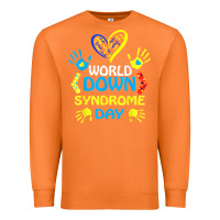Carrot world down syndrome day t shirt support and awareness 3.21 t shirt Premium Sweatshirt - linhVisuals