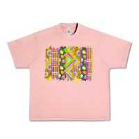 Salmon Easter Brushstrokes Urban Heavy Tee - BundleAndBundleShop
